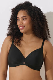 Lisca - Laura V-Neck Wireless Soft Bra Black