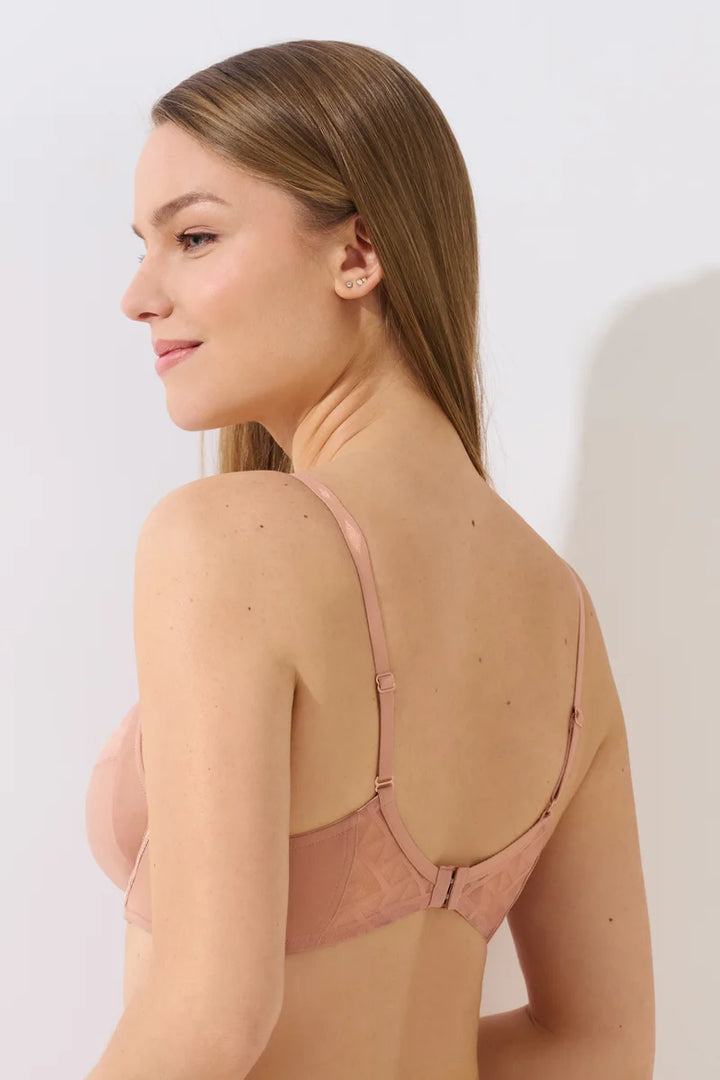 Lisca - Opal Wired Bra F G And H Cup Size Rose Blush