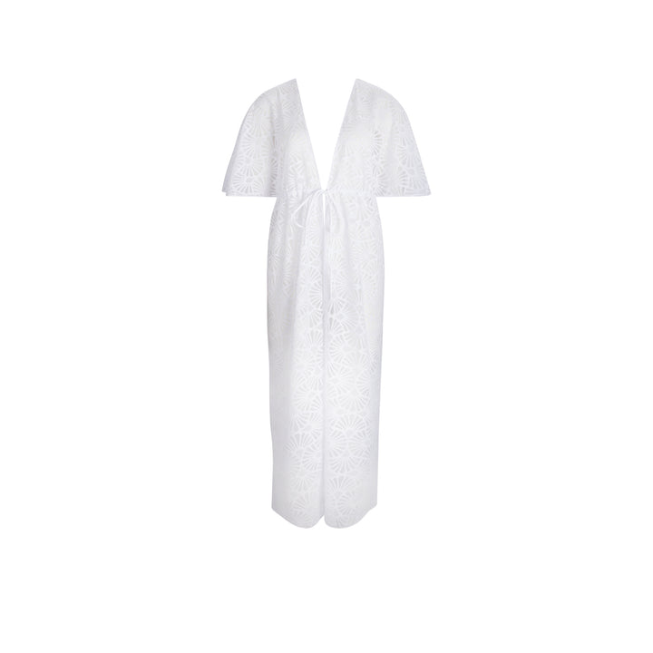 Antigel Swimwear by Lise Charmel - La Muse Dentelle Opened Kimono Blanc