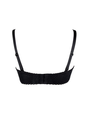 Antigel By Lise Charmel - Tressage Graphic Strapless Support Bra Tressage Noir