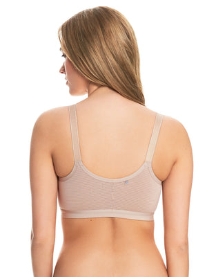 Royce - Silver Post Surgery Front-Fastening Bra Beige