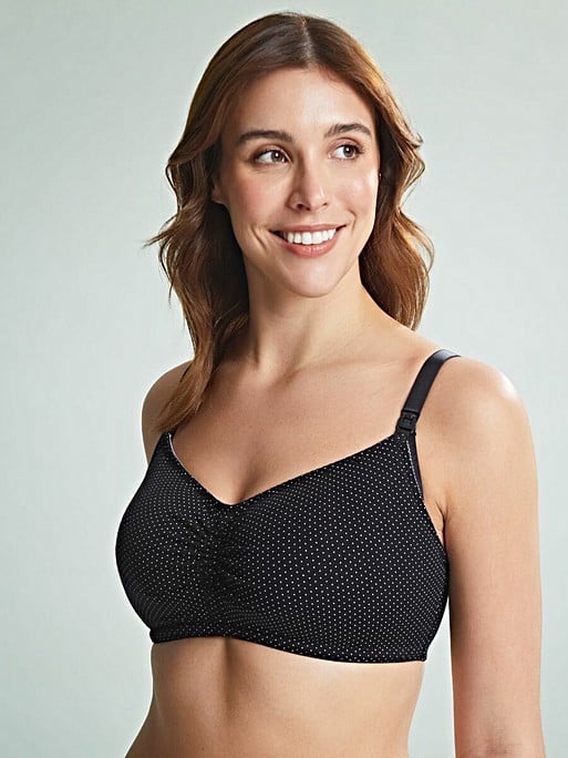 Royce - Blossom Nursing Bra Black / White