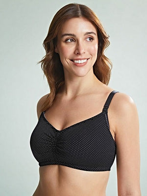Royce - Blossom Nursing Bra Black / White