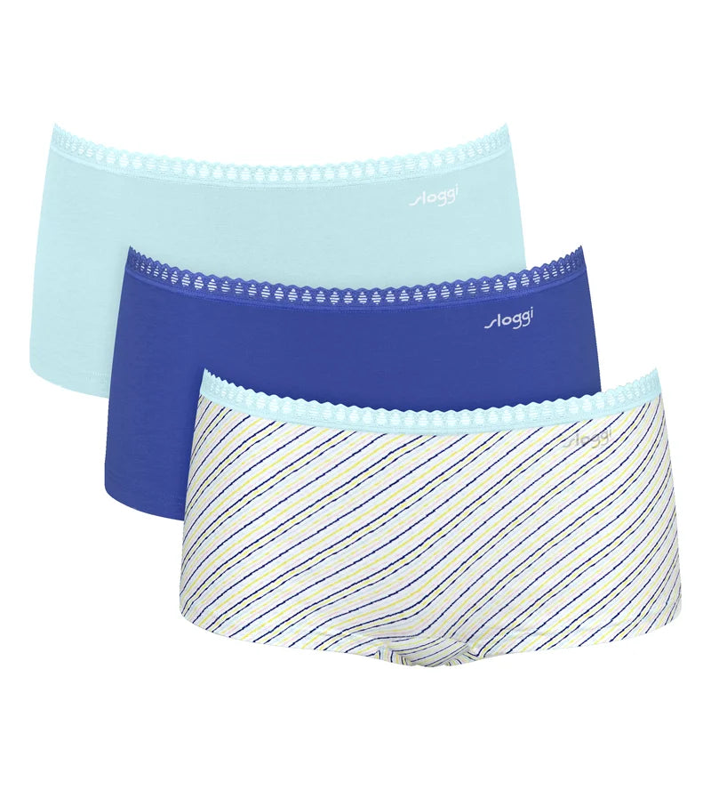 Sloggi - Go Crush Short 3x Multipack Light Combination