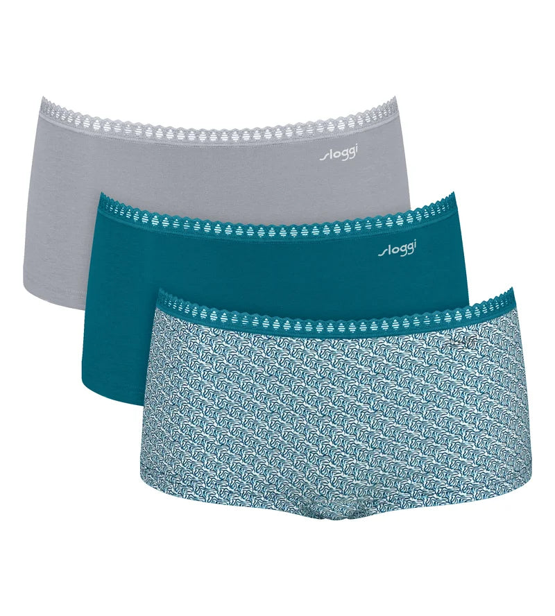 Sloggi - Go Crush Short 3x Multipack Multi