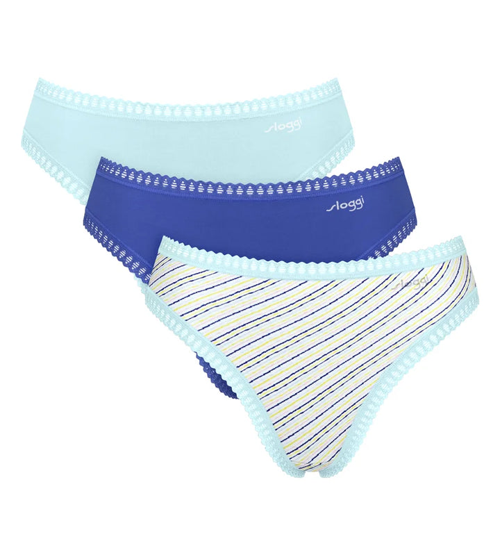 Sloggi - Go Crush High Leg Brief 3x Multipack Light Combination