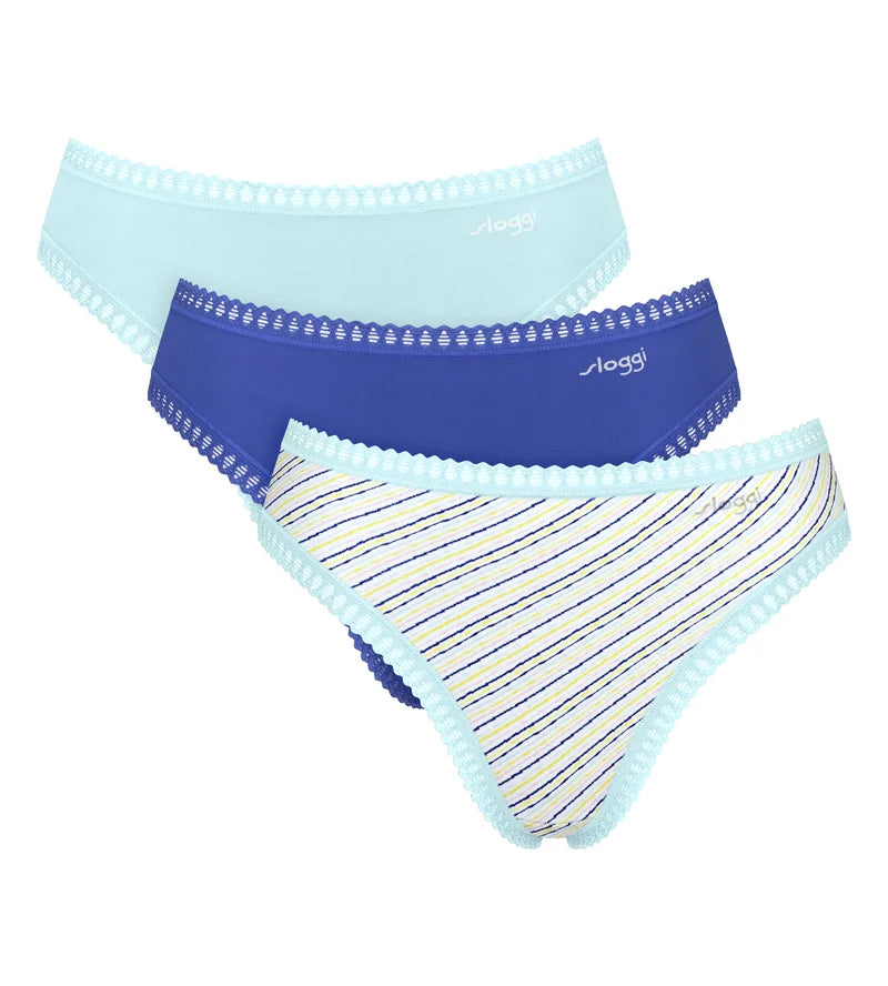 Sloggi - Go Crush High Leg Brief 3x Multipack Light Combination