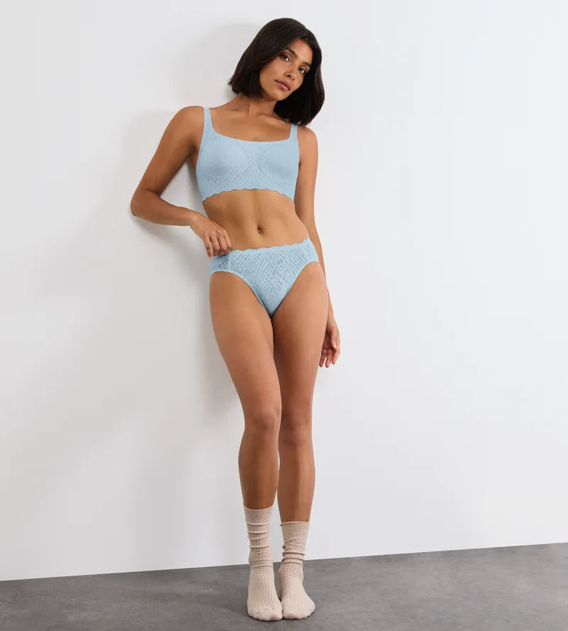 Sloggi - Zero Feel Bliss High Leg Brief Light Blue