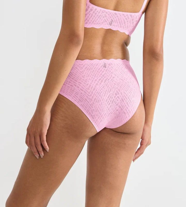 Sloggi - Zero Feel Bliss High Leg Brief Floral Pink