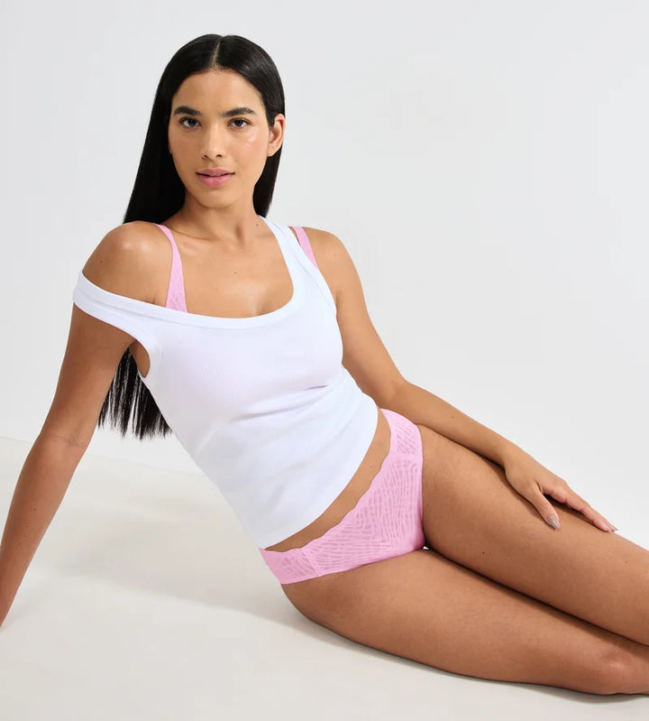 Sloggi - Zero Feel Bliss High Leg Brief Floral Pink