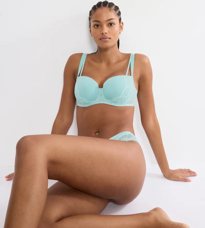 Triumph - Palina Moonlight Kiss Padded Balcony Bra Capri Blue