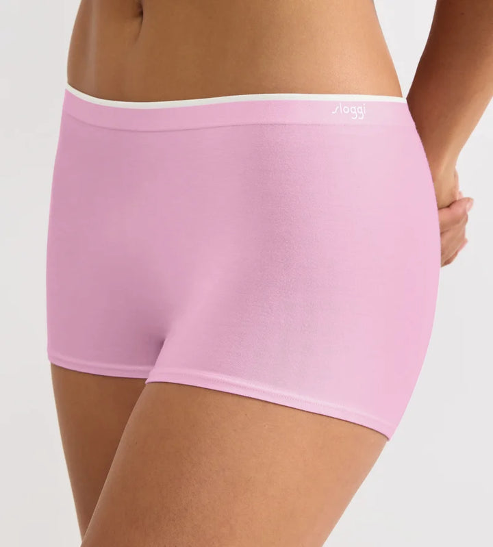 Sloggi - Go Sense Short 2P Floral Pink