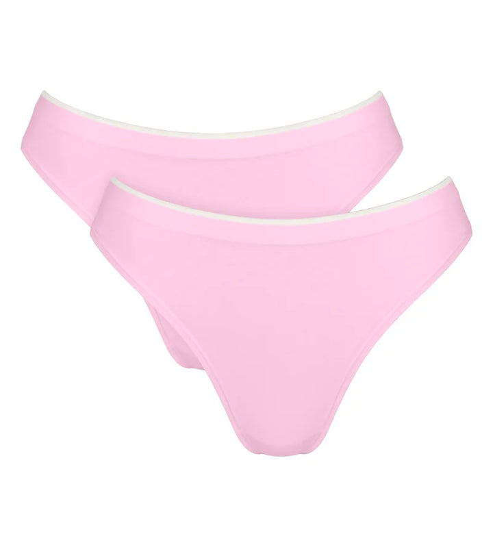 Sloggi - Go Sense High Leg 2 Pack Floral Pink