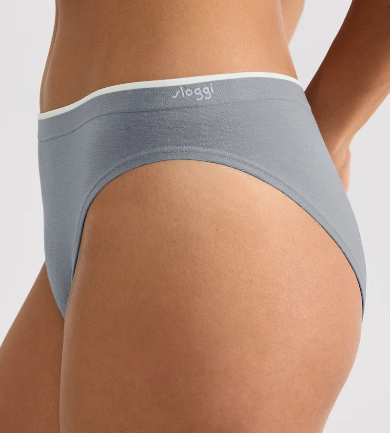 Sloggi - Go Sense High Leg 2 Pack Chrome