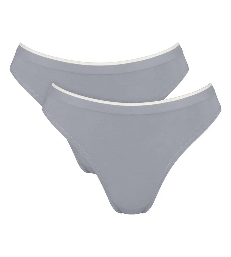 Sloggi - Go Sense High Leg 2 Pack Chrome