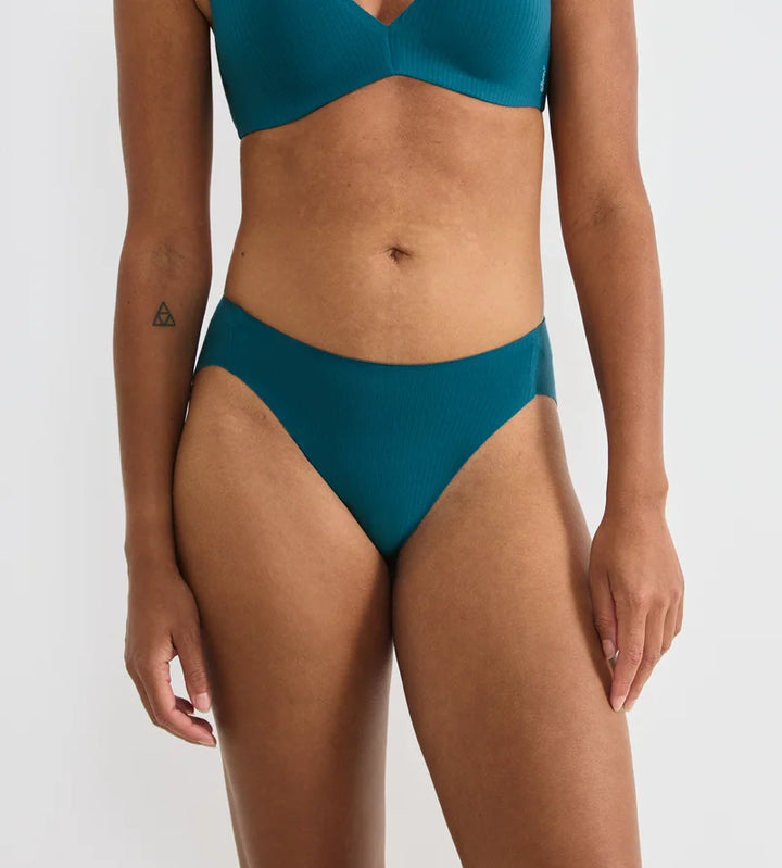 Sloggi - Zero Feel Pure High Leg Blue Coral
