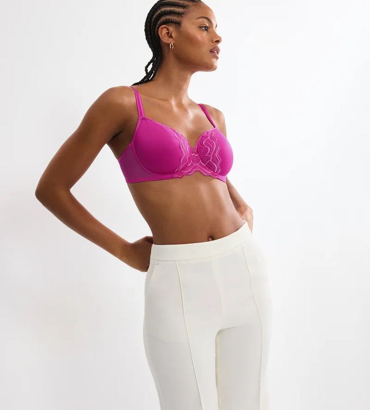 Triumph - Palina Waves Of Glow Padded Balconet Bra Plum Fusion