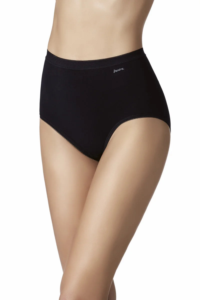 Janira - Esencial Full Brief 3 Pack Black