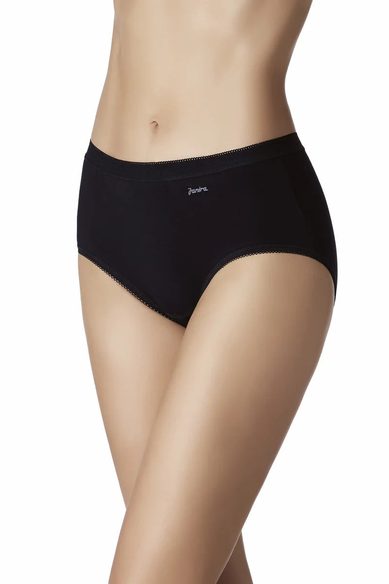 Janira - Esencial Midi Brief 2 Pack Black