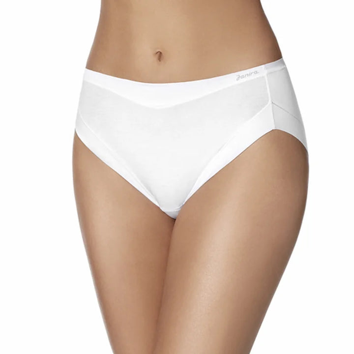 Janira - Cotton Band High Brief White