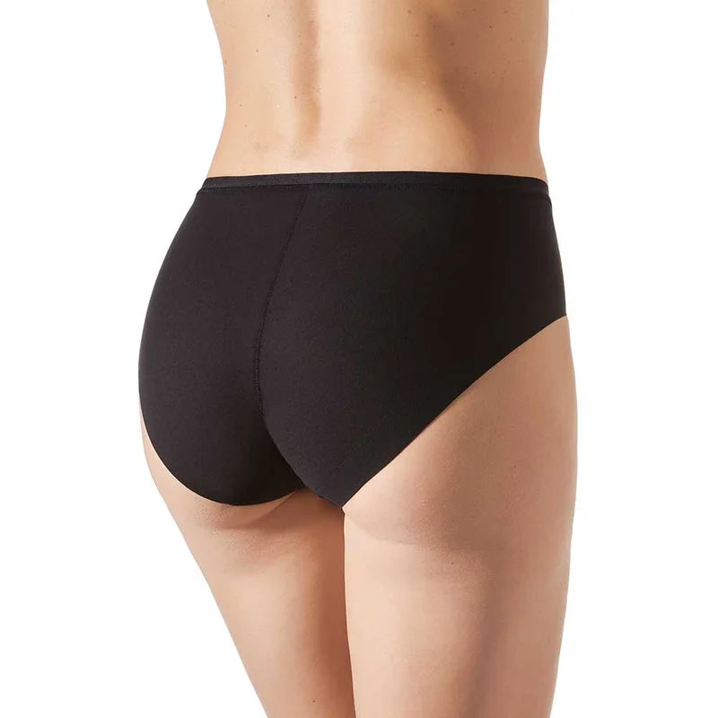 Janira - Cotton Band High Brief Black