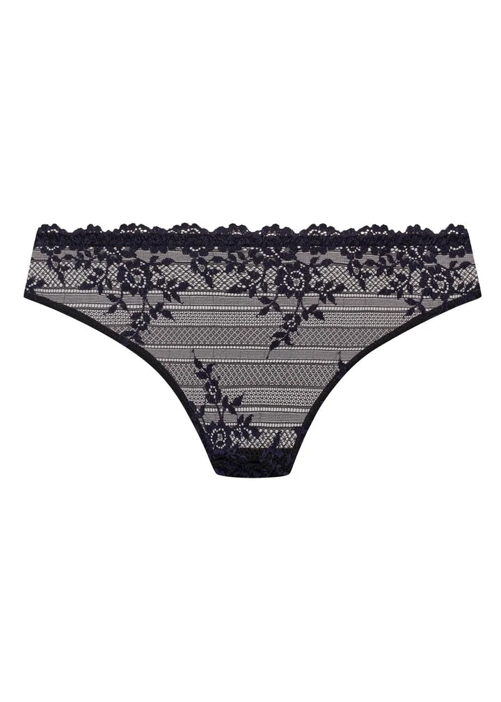 Wacoal - Embrace Lace Bikini Brief Black/Night Sky