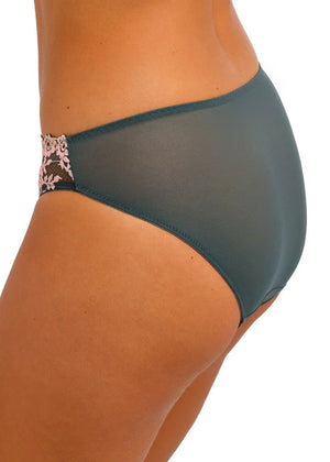 Wacoal - Embrace Lace Bikini Brief Dark Slate/Cloud Pink