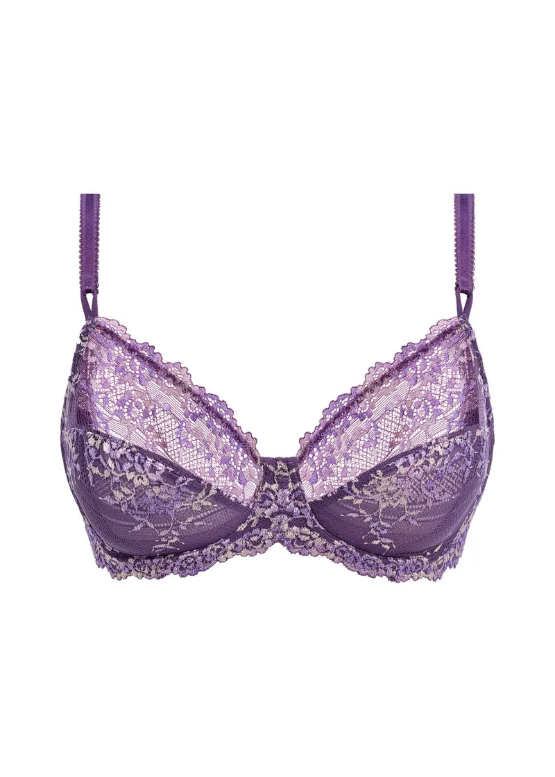 Wacoal - Embrace Lace Underwired Bra Grape Compote