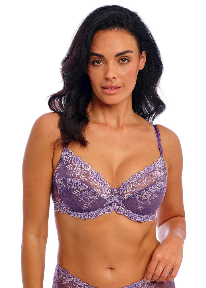 Wacoal - Embrace Lace Underwired Bra Grape Compote