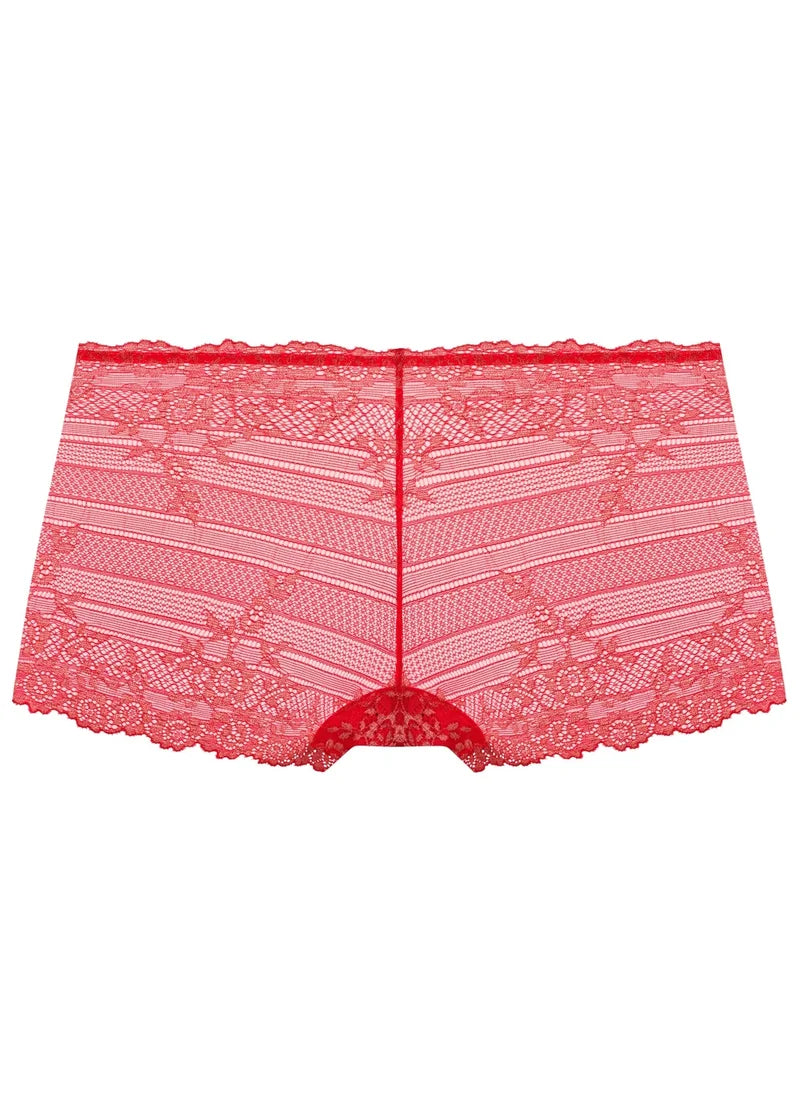 Wacoal - Embrace Lace Boy Short Grandalia Red/Rose Gold