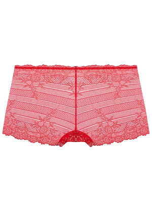 Wacoal - Embrace Lace Boy Short Grandalia Red/Rose Gold