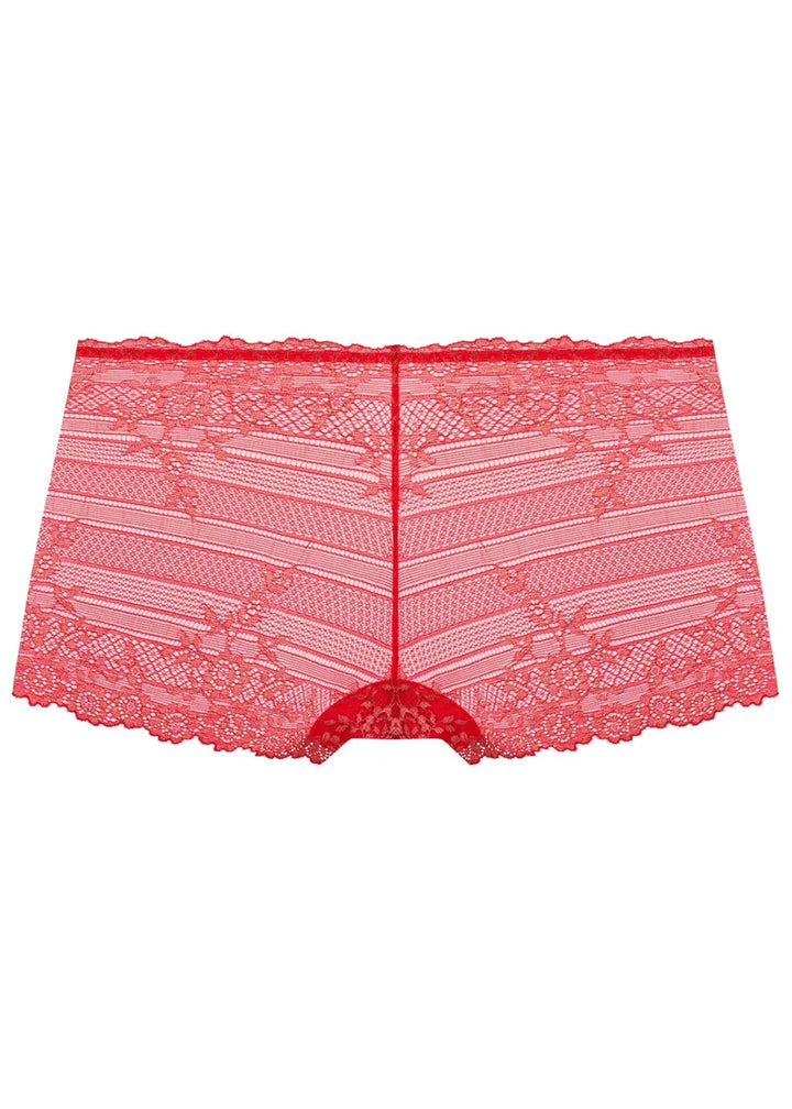 Wacoal - Embrace Lace Boy Short Grandalia Red/Rose Gold