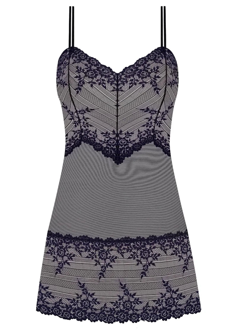 Wacoal - Embrace Lace Chemise Black/Night Sky