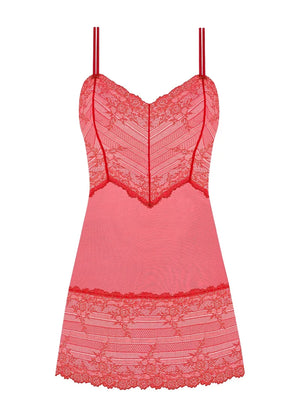 Wacoal - Embrace Lace Chemise Grandalia Red/Rose Gold