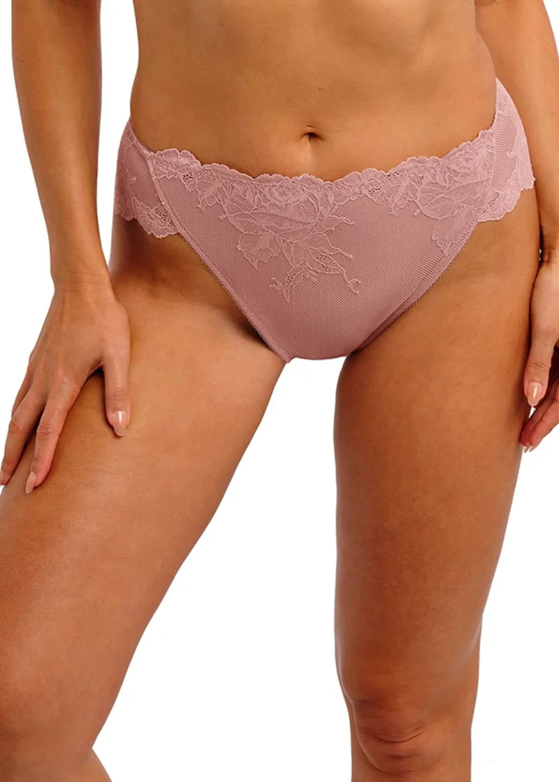 Wacoal - Vivid Attraction High Leg Brief Woodrose
