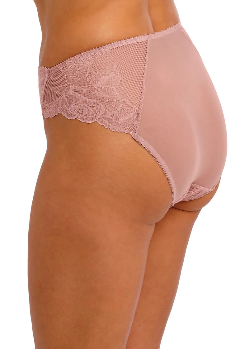 Wacoal - Vivid Attraction High Leg Brief Woodrose