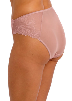 Wacoal - Vivid Attraction High Leg Brief Woodrose