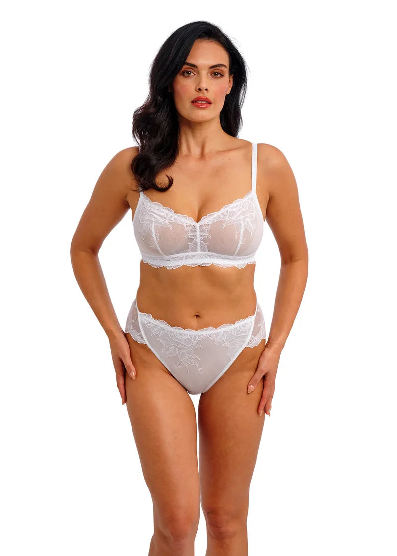 Wacoal - Vivid Attraction High Leg Brief White