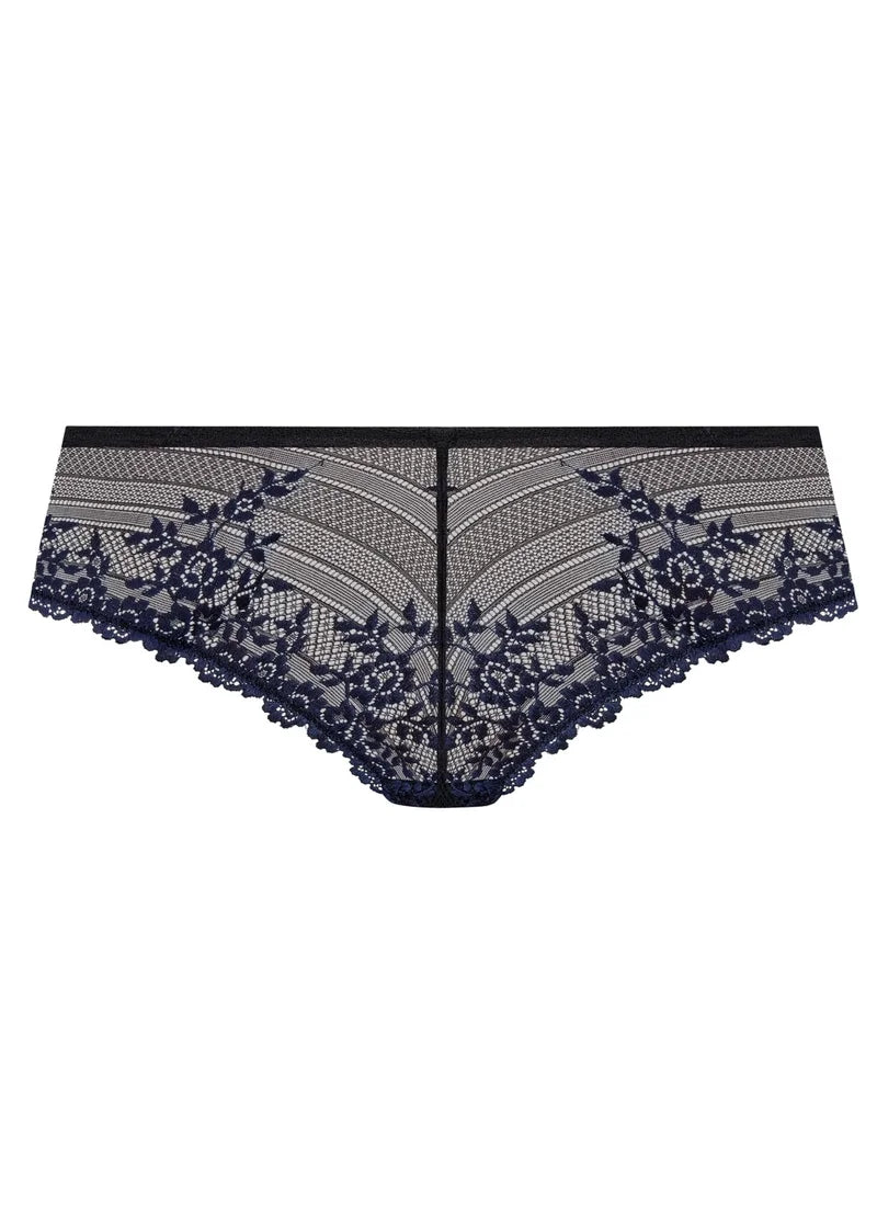 Wacoal - Embrace Lace Tanga Black/Night Sky