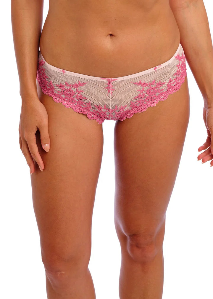 Wacoal - Embrace Lace Tanga Ballet Slipper/Chateau Rose