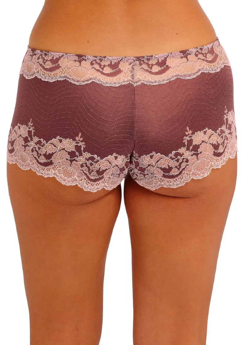 Wacoal - Modern Affair Boyshort Rose Brown/Cradle Pink