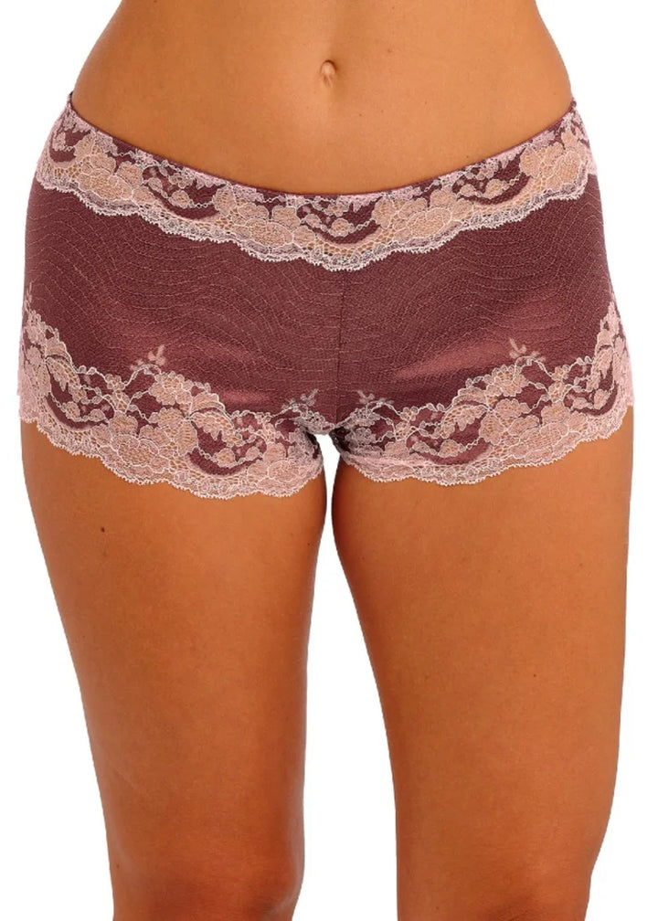 Wacoal - Modern Affair Boyshort Rose Brown/Cradle Pink