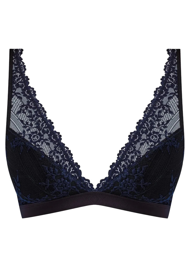 Wacoal - Embrace Lace Soft Cup Bra Black/Night Sky