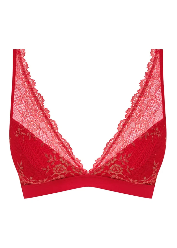 Wacoal - Embrace Lace Soft Cup Bra Grandalia Red/Rose Gold