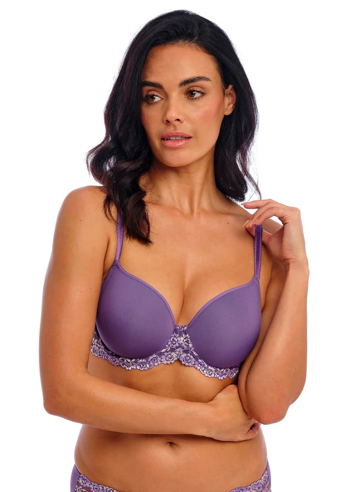 Wacoal - Embrace Lace Contour Bra Grape Compote