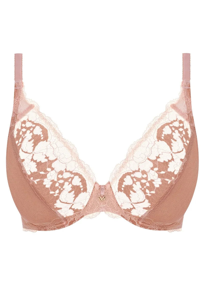 Wacoal - Modern Affair Underwired Plunge Bra Rose Dust/Angel Wing