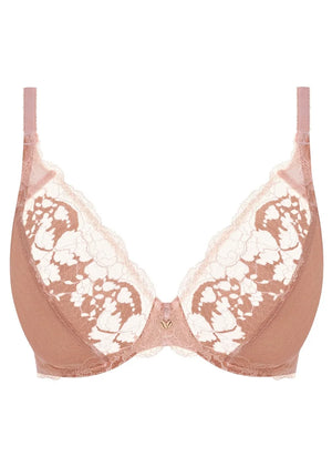Wacoal - Modern Affair Underwired Plunge Bra Rose Dust/Angel Wing