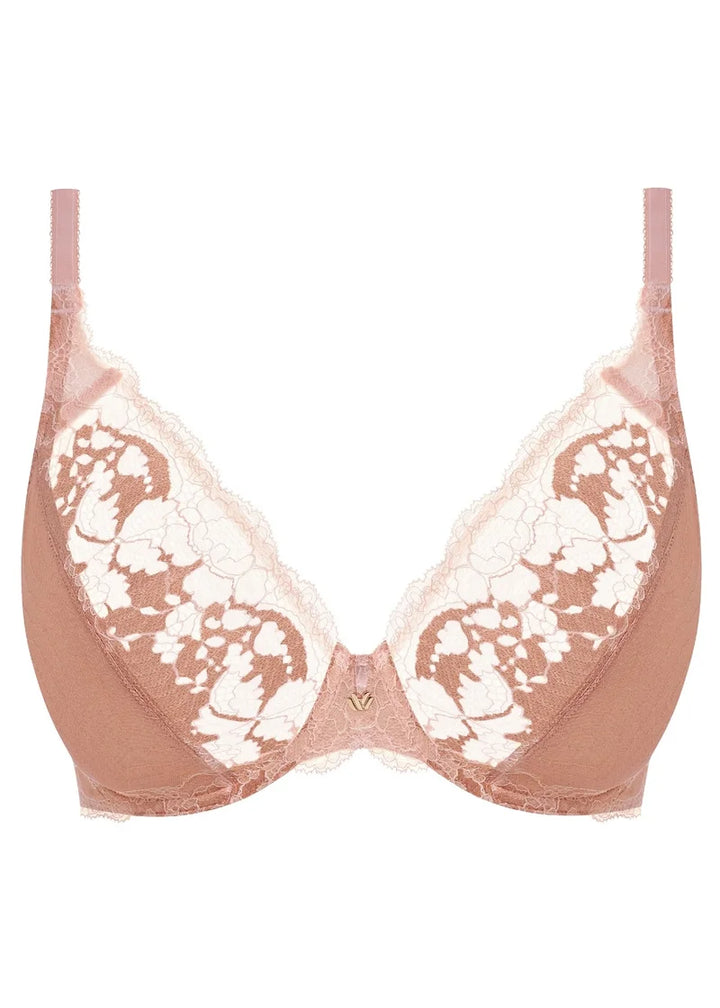 Wacoal - Modern Affair Underwired Plunge Bra Rose Dust/Angel Wing