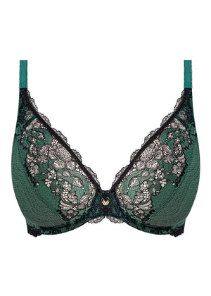 Wacoal - Modern Affair Underwired Plunge Bra Silver Pine/Black