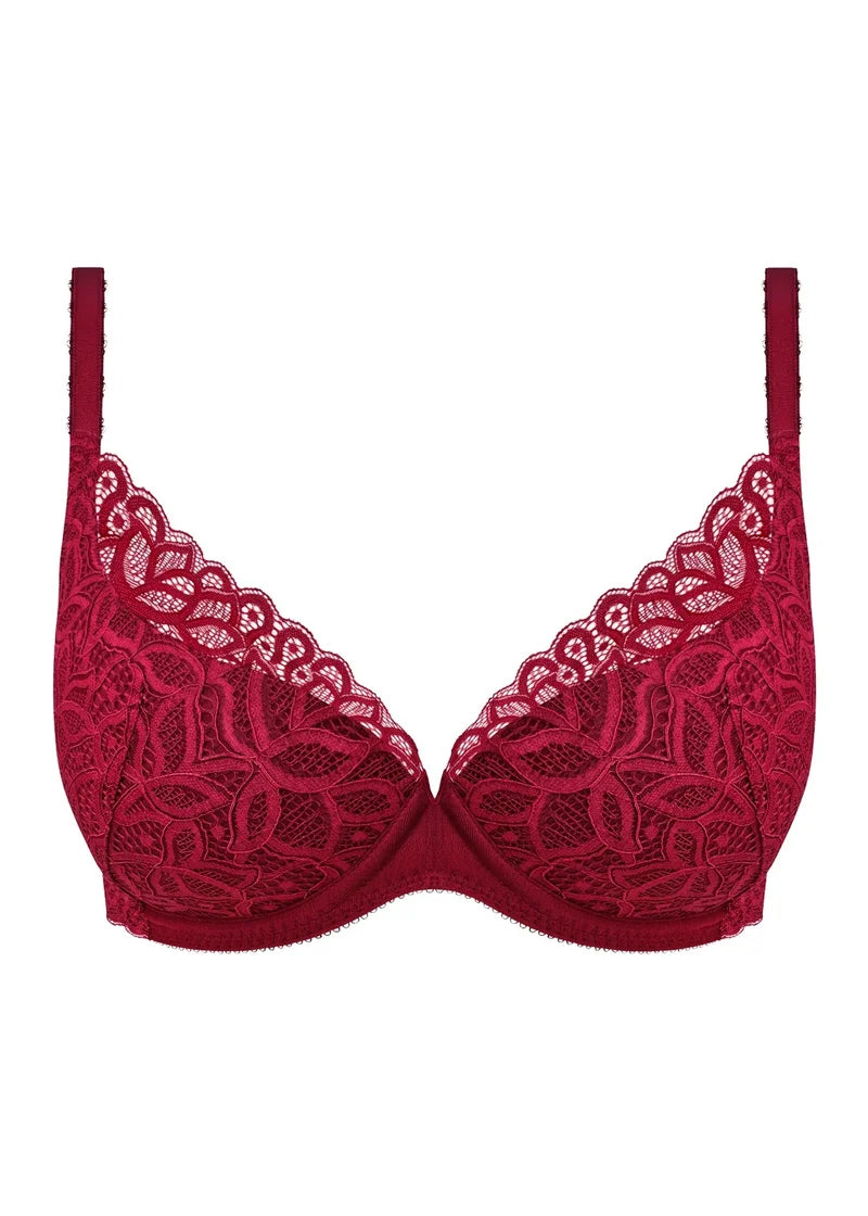 Wacoal - Raffine Underwired Plunge Bra Carmine